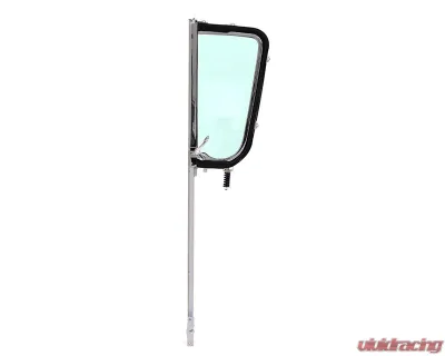 AMD Green Tinted Glass LH Vent Window Assembly w/ Chrome Frame Chevrolet | GMC Pickup Truck | Suburban 1955-1959 - X560-4055-2TLS