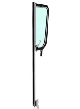 AMD Green Tinted Glass LH Vent Window Assembly w/ Chrome Frame Chevrolet | GMC Pickup Truck | Suburban 1955-1959                                     - X560-4055-2TLS - Image 4
