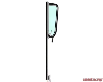 AMD Green Tinted Glass LH Vent Window Assembly w/ Chrome Frame Chevrolet | GMC Pickup Truck | Suburban 1955-1959 - X560-4055-2TLS