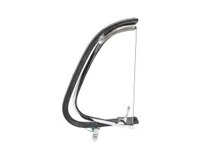 AMD Clear Glass LH Vent Window Assembly w/ Chrome Frame Ford F1 | F2 Pickup Truck 1948-1950