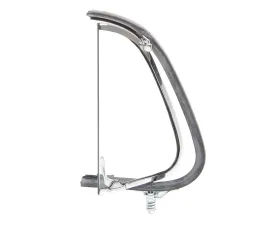 AMD Clear Glass RH Vent Window Assembly w/ Chrome Frame Ford F1 | F2 Pickup Truck 1948-1950