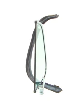 AMD Green Tint Glass LH Vent Window Assembly w/ Chrome Frame Ford F1 | F2 Pickup Truck 1948-1950                                     - X560-4548-2TLS - Image 2