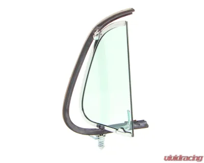 AMD Green Tint Glass LH Vent Window Assembly w/ Chrome Frame Ford F1 | F2 Pickup Truck 1948-1950 - X560-4548-2TLS