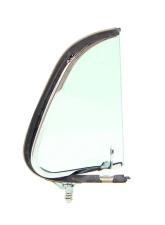 AMD Green Tint Glass RH Vent Window Assembly w/ Chrome Frame Ford F1 | F2 Pickup Truck 1948-1950                                     - X560-4548-2TRS - Image 3
