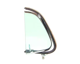 AMD Green Tint Glass RH Vent Window Assembly w/ Chrome Frame Ford F1 | F2 Pickup Truck 1948-1950