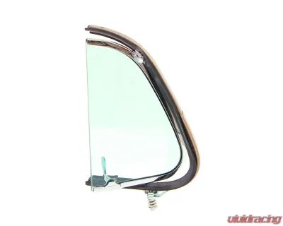 AMD Green Tint Glass RH Vent Window Assembly w/ Chrome Frame Ford F1 | F2 Pickup Truck 1948-1950 - X560-4548-2TRS