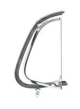AMD Clear Glass LH Vent Window Assembly w/ Chrome Frame Ford F1 | F2 Pickup Truck 1951-1952                                     - X560-4551-2CLS - Image 3