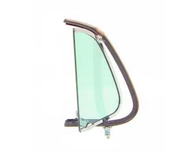 AMD Green Tint Glass RH Vent Window Assembly w/ Chrome Frame Ford F1 | F2 Pickup Truck 1951-1952