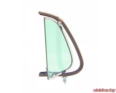 AMD Green Tint Glass RH Vent Window Assembly w/ Chrome Frame Ford F1 | F2 Pickup Truck 1951-1952 - X560-4551-2TRS