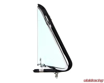 AMD Green Tint Glass LH Vent Window Assembly w/ Chrome Frame Ford F-Series Pickup Truck 1953-1955 - X560-4553-2TLS