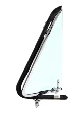 AMD Green Tint Glass RH Vent Window Assembly w/ Chrome Frame Ford F-Series Pickup Truck 1953-1955                                     - X560-4553-2TRS - Image 2