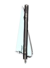 AMD Green Tint Glass RH Vent Window Assembly w/ Chrome Frame Ford F-Series Pickup Truck 1953-1955                                     - X560-4553-2TRS - Image 3