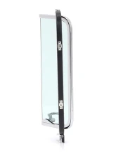 AMD Green Tint Glass RH Vent Window Assembly w/ Chrome Frame Ford F-Series Pickup Truck 1956                                     - X560-4556-2TRS - Image 3