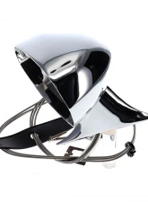 AMD Chrome LH Sport Style Remote Outside Mirror Dodge | Plymouth B-Body 1973-1974                                     - X570-1473-1L - Image 3