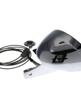 AMD Chrome LH Sport Style Remote Outside Mirror Dodge Challenger | Plymouth Barracuda 1970                                     - X570-1570-2L - Image 3