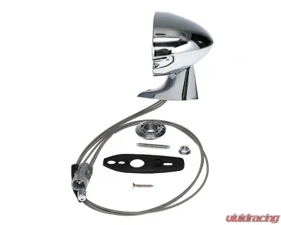 AMD Chrome LH Sport Style Remote Outside Mirror Dodge | Plymouth A-Body 1970-1967 - X570-2070-1L