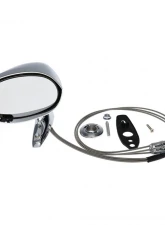 AMD Chrome LH Sport Style Remote Outside Mirror Dodge | Plymouth A-Body 1970-1967                                     - X570-2070-1L - Image 3