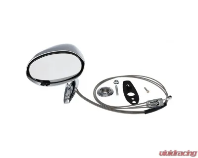 AMD Chrome LH Sport Style Remote Outside Mirror Dodge | Plymouth A-Body 1970-1967 - X570-2070-1L