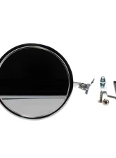 AMD Round Outside Door Mirror w/ Bowtie Chevrolet Chevy II | Nova | Chevelle | El Camino | Camaro 1966-1967                                     - X570-3066 - Image 2
