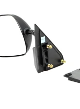 AMD LH Outside Door Mirror w/ Black Bellow Eyeline Chevrolet | GMC C/K Pickup Truck | SUV 1988-1998                                     - X570-4088-BL - Image 3
