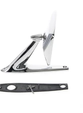 AMD Chrome Outside Rear View Mirror Kit Ford Fairlane | Torino | Bronco | F-Series Pickup Truck 1967-1971                                     - X570-8067-S - Image 2