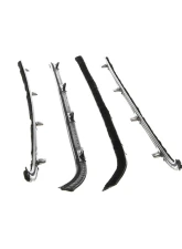 AMD 4-Piece Front Door Window Felt Kit Chevrolet | GMC C/K Pickup Truck | Suburban 1960-1963                                     - X582-4060-4S - Image 2