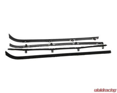 AMD 4-Piece Front Door Window Felt Kit Chevrolet | GMC C/K Pickup Truck | Suburban 1960-1963 - X582-4060-4S