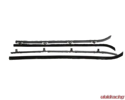 AMD 4-Piece Front Door Window Felt Kit Chevrolet | GMC C/K Pickup Truck | Suburban 1960-1963 - X582-4060-4S