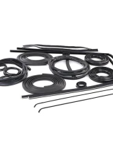 AMD 11-Piece Full Weatherstrip Kit w/ Reveal Trim Groove Chevrolet | GMC Truck Pickup 1949-1950                                     - X599-4049-1S - Image 2
