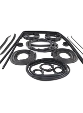 AMD 11-Piece Full Weatherstrip Kit w/ Reveal Trim Groove Chevrolet | GMC Truck Pickup 1949-1950                                     - X599-4049-1S - Image 3