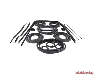 AMD 11-Piece Full Weatherstrip Kit w/ Reveal Trim Groove Chevrolet | GMC Truck Pickup 1949-1950 - X599-4049-1S