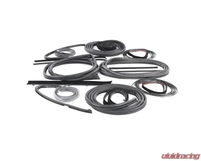 AMD 20-Piece Full Truck Weatherstrip Kit w/ Chrome Reveal Lock Strip Chervrolet | GMC C/K Pickup 1978-1980 - X599-4078-1S