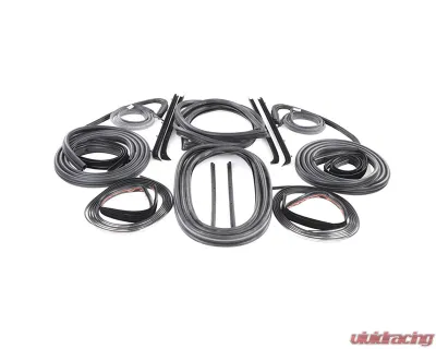 AMD 20-Piece Full Truck Weatherstrip Kit w/ Chrome Reveal Lock Strip Chervrolet | GMC C/K Pickup 1978-1980 - X599-4078-1S