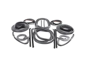 AMD 20-Piece Full Truck Weatherstrip Kit w/ Chrome Reveal Lock Strip Chervrolet | GMC C/K Pickup 1978-1980