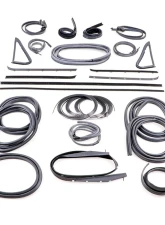 AMD 26-Piece Full Weatherstrip Kit w/ Chrome Lock Strip Chervrolet | GMC C/K Pickup Truck | Blazer | Jimmy 1985-1991                                     - X599-4385-1 - Image 2