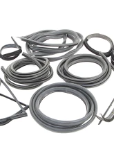 AMD 14-Piece Complete Weatherstrip Seal Kit Ford F-Series Pickup w/ Weatherstrip Trim Groove 1967-1970                                     - X599-4567-1S - Image 3