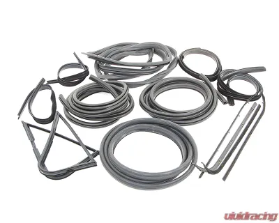AMD 14-Piece Complete Weatherstrip Seal Kit Ford F-Series Pickup w/ Weatherstrip Trim Groove 1967-1970 - X599-4567-1S