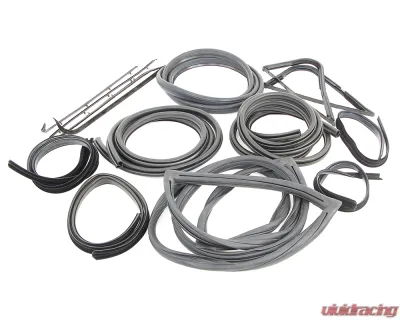 AMD 14-Piece Complete Weatherstrip Seal Kit Ford F-Series Pickup w/ Weatherstrip Trim Groove 1967-1970 - X599-4567-1S
