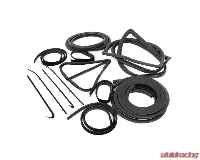 AMD 14-Piece Complete Weatherstrip Seal Kit Ford F-Series Pickup w/out Weatherstrip Trim Groove 1967-1970 - X599-4567-S