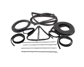 AMD 14-Piece Complete Weatherstrip Seal Kit Ford F-Series Pickup w/out Weatherstrip Trim Groove 1967-1970