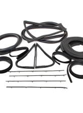 AMD 14-Piece Complete Weatherstrip Seal Kit Ford F-Series Pickup w/out Weatherstrip Trim Groove 1967-1970                                     - X599-4567-S - Image 3