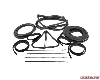 AMD 14-Piece Complete Weatherstrip Seal Kit Ford F-Series Pickup w/out Weatherstrip Trim Groove 1967-1970 - X599-4567-S