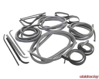 AMD 14-Piece Complete Weatherstrip Seal Kit Ford F-Series Pickup w/ Weatherstrip Trim Groove 1971-1972 - X599-4571-1S
