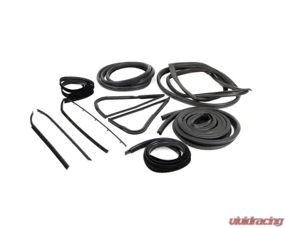AMD 14-Piece Complete Weatherstrip Seal Kit Ford F-Series Pickup w/out Weatherstrip Trim Groove 1971-1972 - X599-4571-S