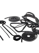 AMD 14-Piece Complete Weatherstrip Seal Kit Ford F-Series Pickup w/ Weatherstrip Trim Groove 1973-1976                                     - X599-4573-1S - Image 2