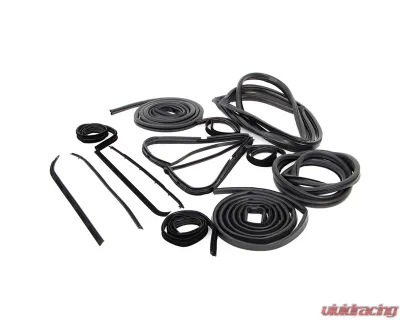 AMD 14-Piece Complete Weatherstrip Seal Kit Ford F-Series Pickup w/ Weatherstrip Trim Groove 1973-1976 - X599-4573-1S