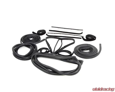 AMD 14-Piece Complete Weatherstrip Seal Kit Ford F-Series Pickup w/ Weatherstrip Trim Groove 1973-1976 - X599-4573-1S
