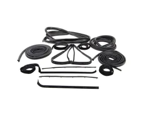 AMD 14-Piece Complete Weatherstrip Seal Kit Ford F-Series Pickup w/ Weatherstrip Trim Groove 1973-1976