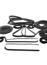 AMD 14-Piece Complete Weatherstrip Seal Kit Ford F-Series Pickup w/ Weatherstrip Trim Groove 1973-1976                                     - X599-4573-1S - Image 3