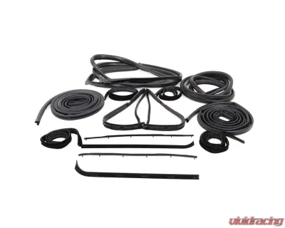AMD 14-Piece Complete Weatherstrip Seal Kit Ford F-Series Pickup w/ Weatherstrip Trim Groove 1973-1976 - X599-4573-1S